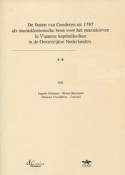 De staten van goederen uit 1787 als muziekhistorische bron voor het muziekleven in Vlaamse kapittelkerken in de Oostenrijkse Nederlanden 2