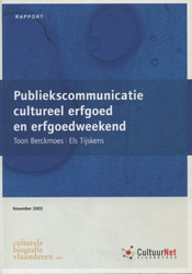 Publiekscommunicatie cultureel erfgoed en erfgoedweekend